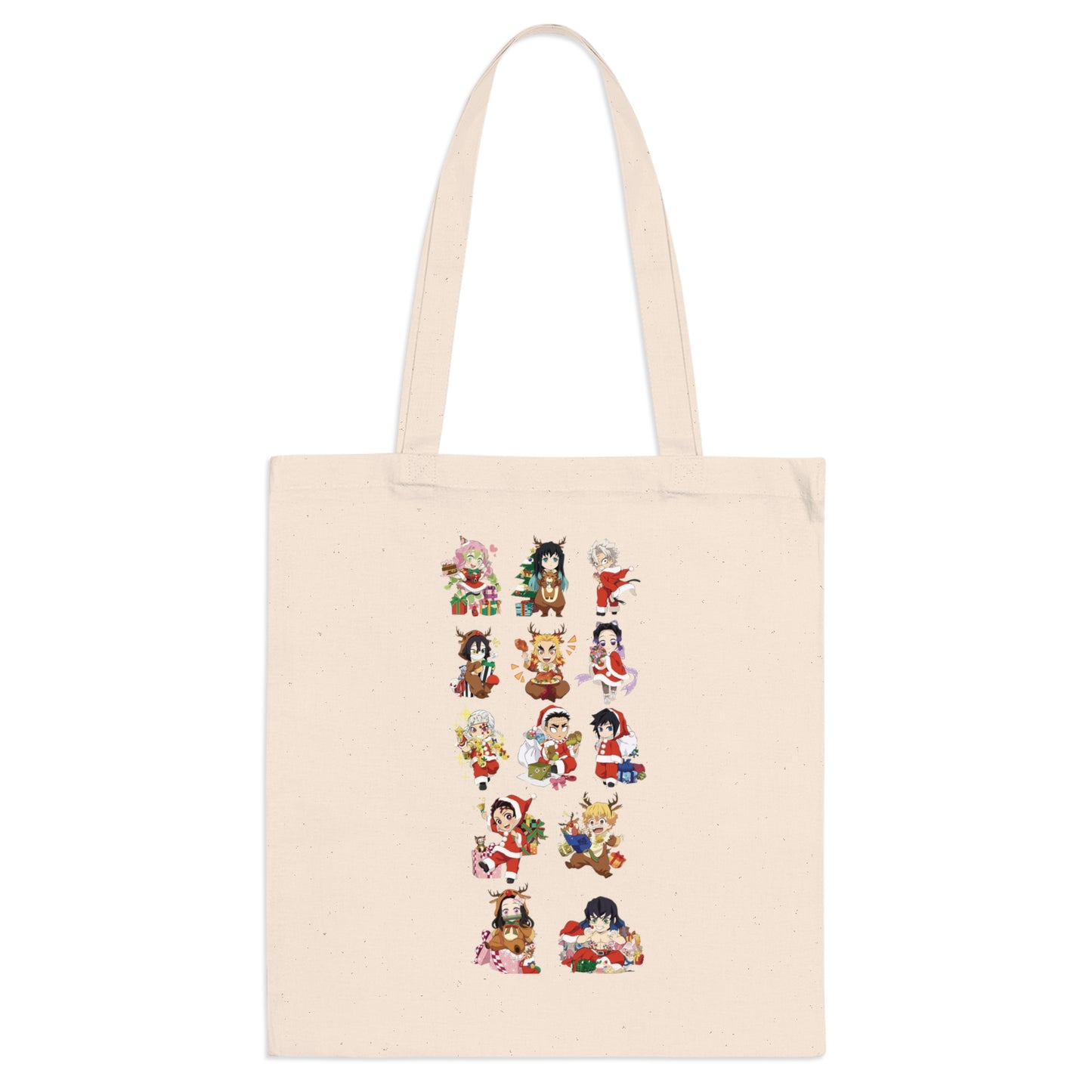 Christmas Demon Slayer Inspired Tote Bag Printify