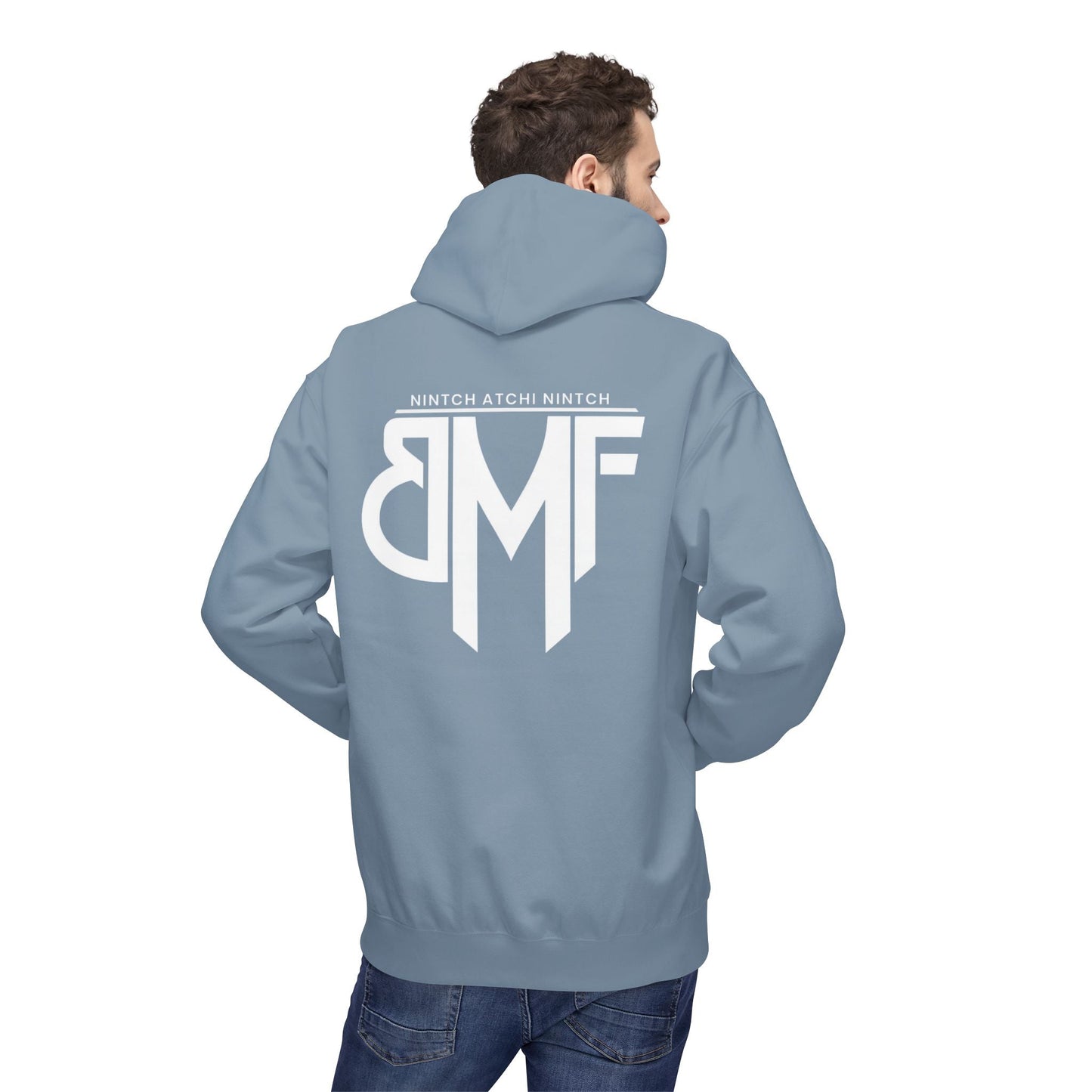 Hoodie BMF - Nintch Atchi Nintch | Streetwear engagé & Minimaliste Printify